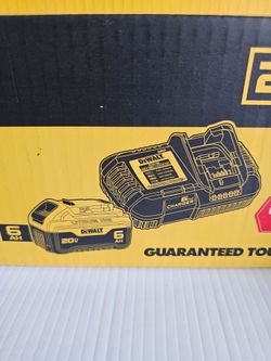 FIRM! Brand New Dewalt 20v 6.0 Battery Starter Kit with 6 amp FAST Charger