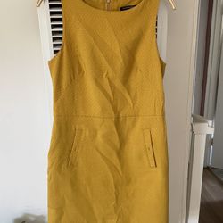 Banana republic Mustard yellow dress Size 2