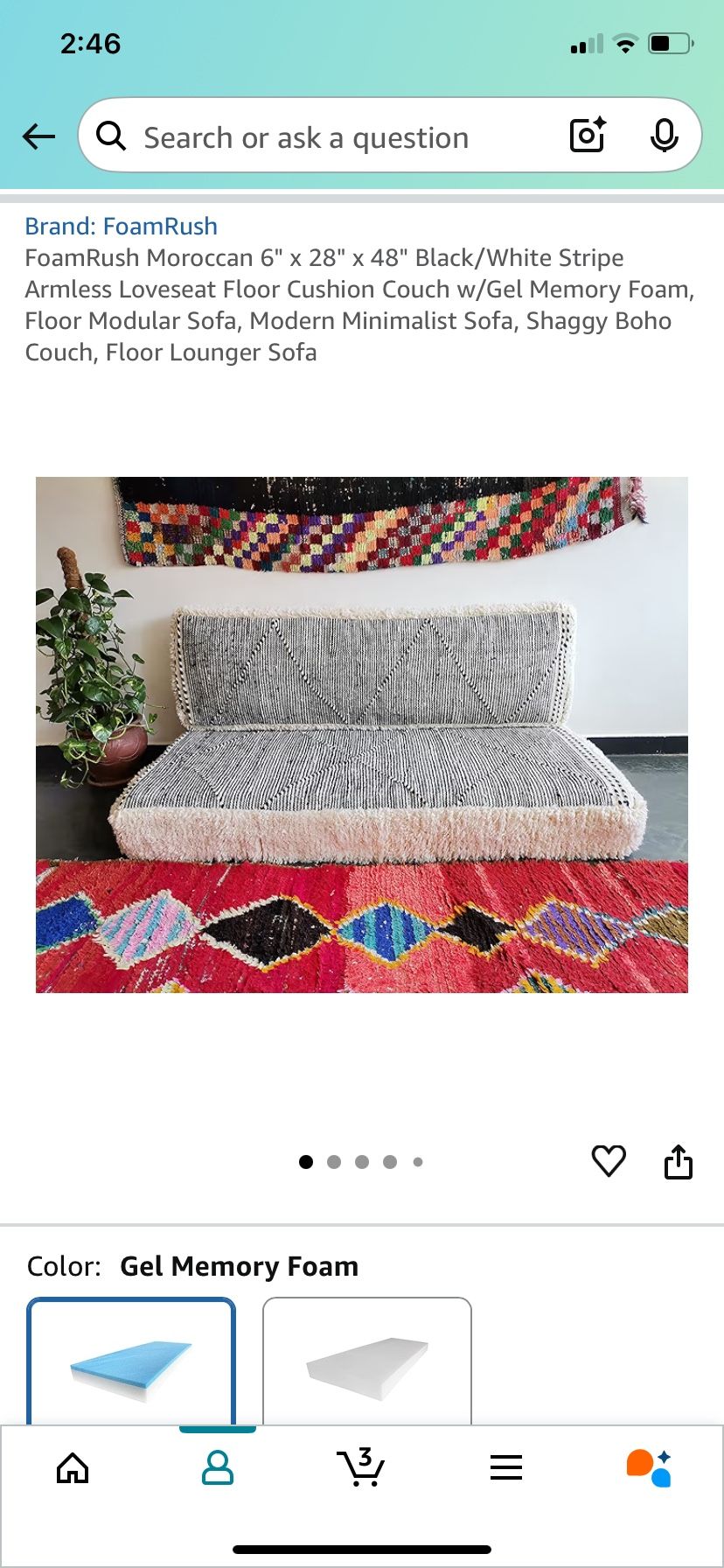 Boho Moroccan Floor Seating.  Like New  Paid $700