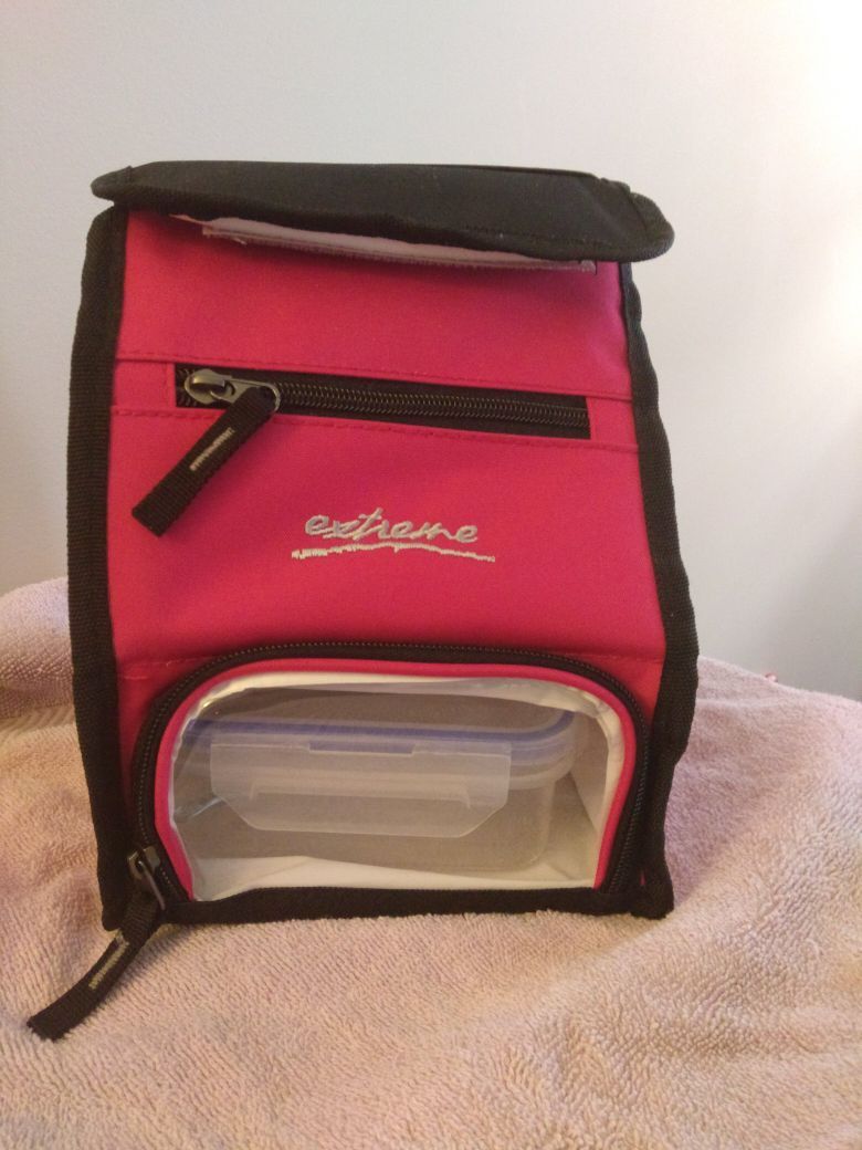 Flat top insulated lunch bag box