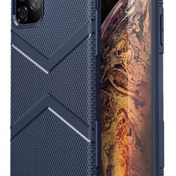 iPhone 11 Pro iPhone X Navy Blue Phone Case Military Grade Protection Apple