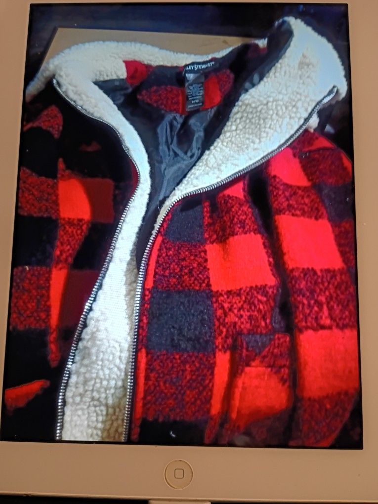 ASHLEY STEWART CLOTHING COMPANY PLAID JACKET WOMEN SIZE  14/16