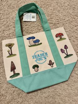 Hand-painted Trader Joe’s Mini Tote