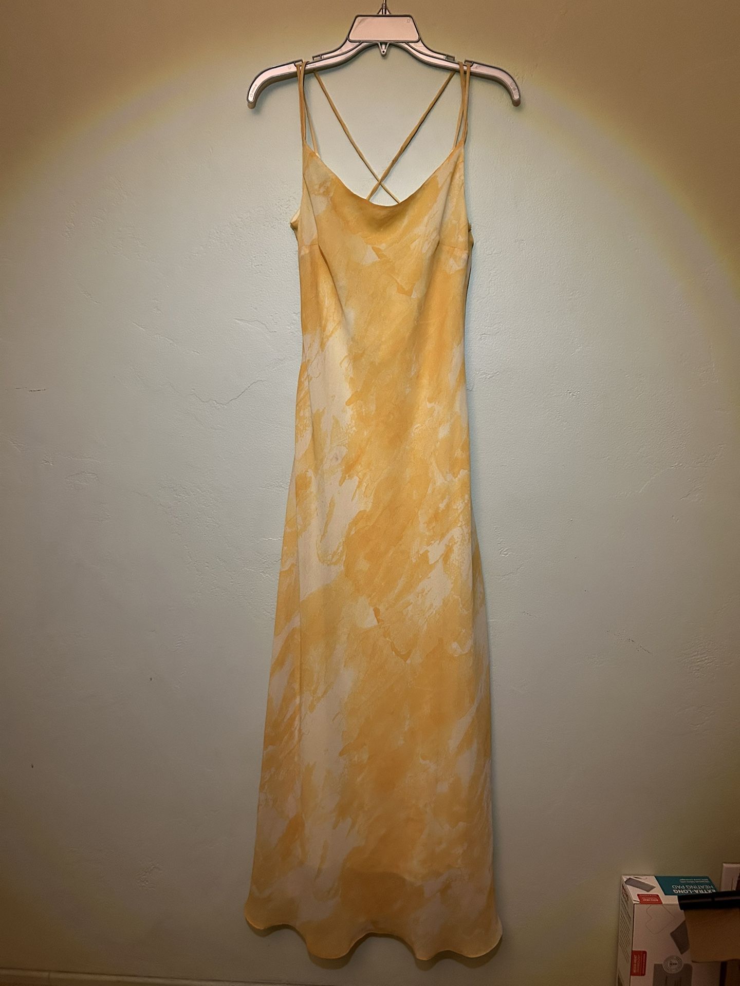 Sharon Max Dress, Yellow, Size Large