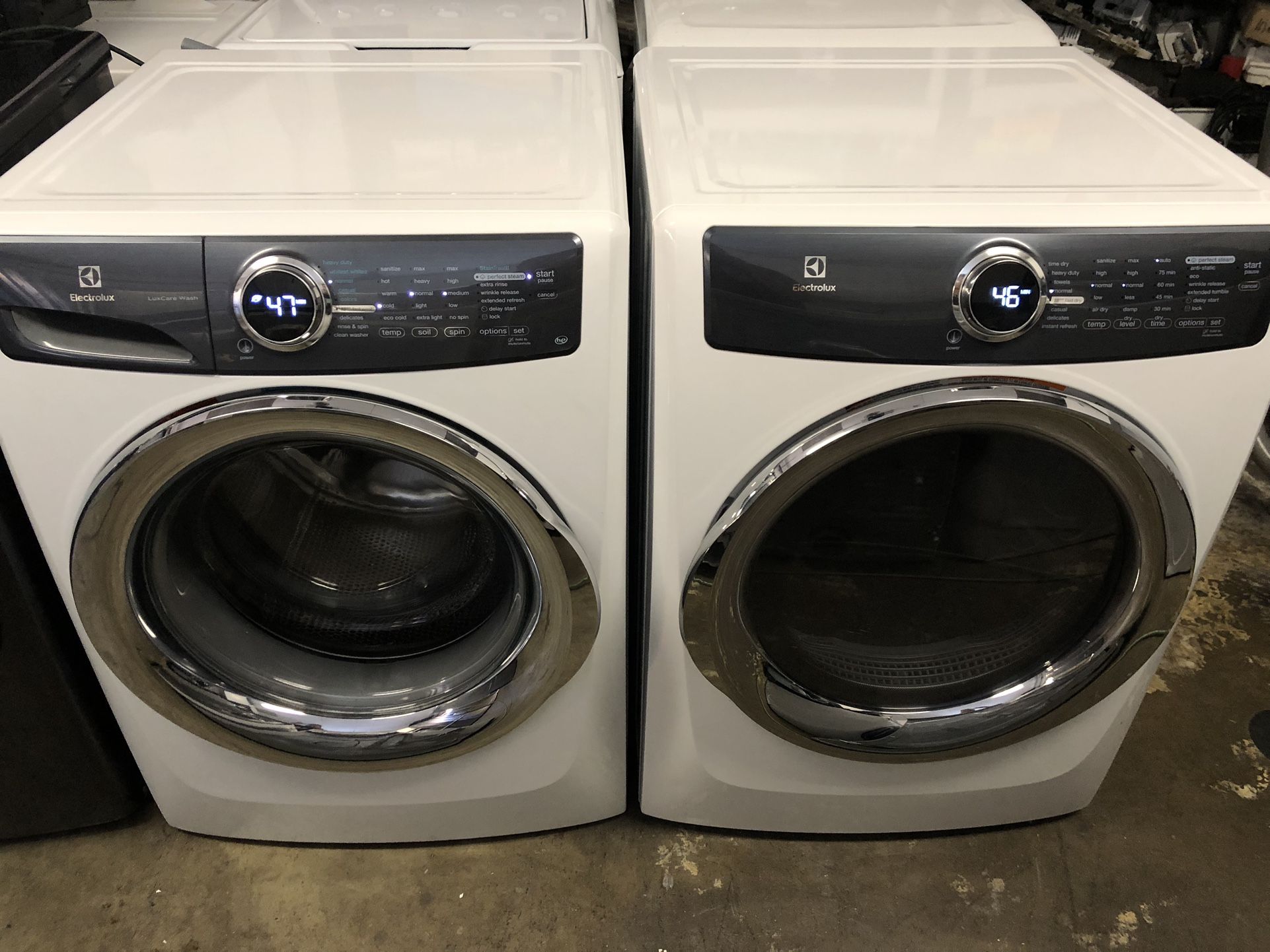 Electrolux Washer and Gas Dryer Set