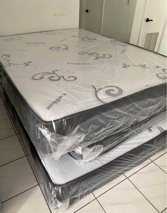 Full Size Mattress With Box Spring COLCHONES Nuevos Matrimoniales Full Bed 