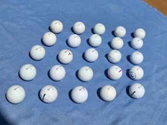 25 Used Golf Balls "TaylorMade"
