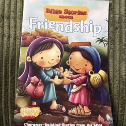 Bible stories about friendships  book