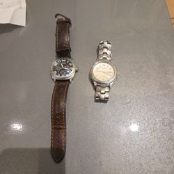 Guess Watch  And Fossil Watch For Sale  100 Dollars For Both Or Best Offer 