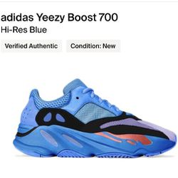 Yeezy Boost 700 Hi-Res Blue Size 6