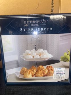2 Tier Serving Plate