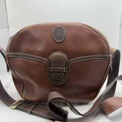 Vintage MARK CROSS Maroon and Brown Leather Shoulder Crossbody Hand Bag