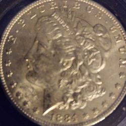 1884 O  Morgan Silver Dollar 