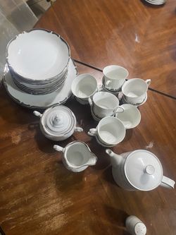 Vintage Harmony House Starlight Fine China Dinnerware Set for 6 Japan
