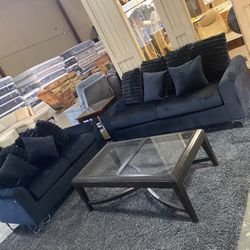 black living room 