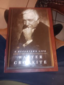 Walter  Cronkite  sign book a reporters life make offer  in great condition