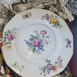 9 Vintage Salad Plates