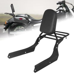 *NEW* Rear Passenger Backrest Sissy Bar And Luggage Rack With Backrest Pad