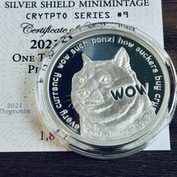 Silver Shield 1oz Silver proof Round Silver 