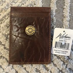 Weber’s Leather Front Pocket Wallet