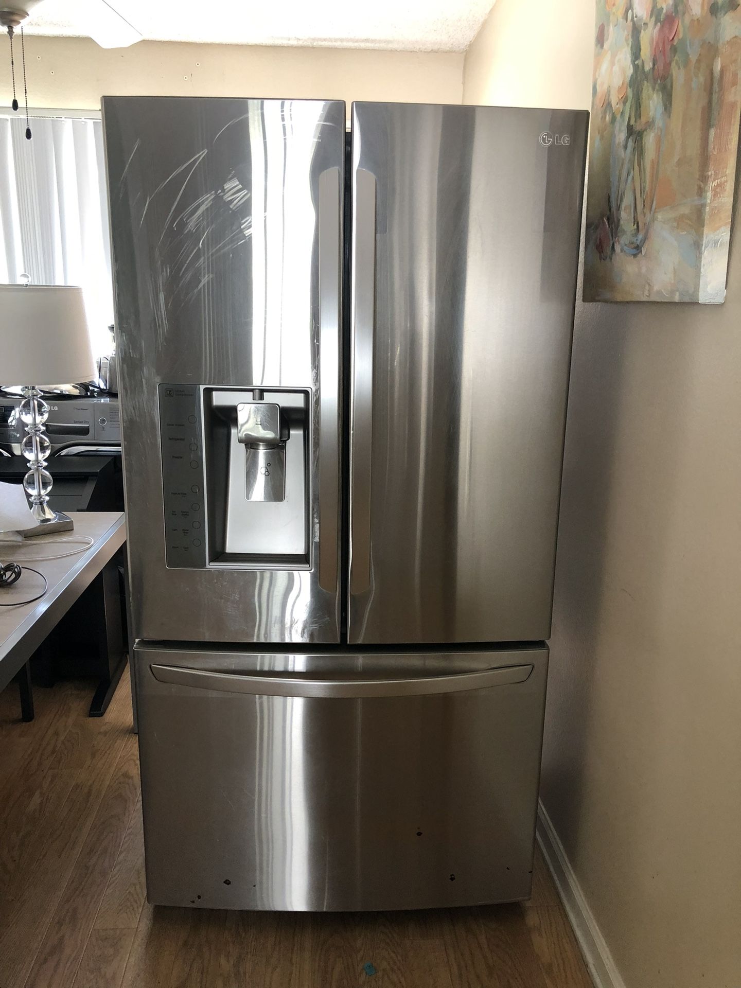 Lg Refrigerator French Doors $50