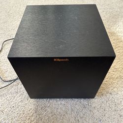 Klipsch Subwoofer And Center Speaker 