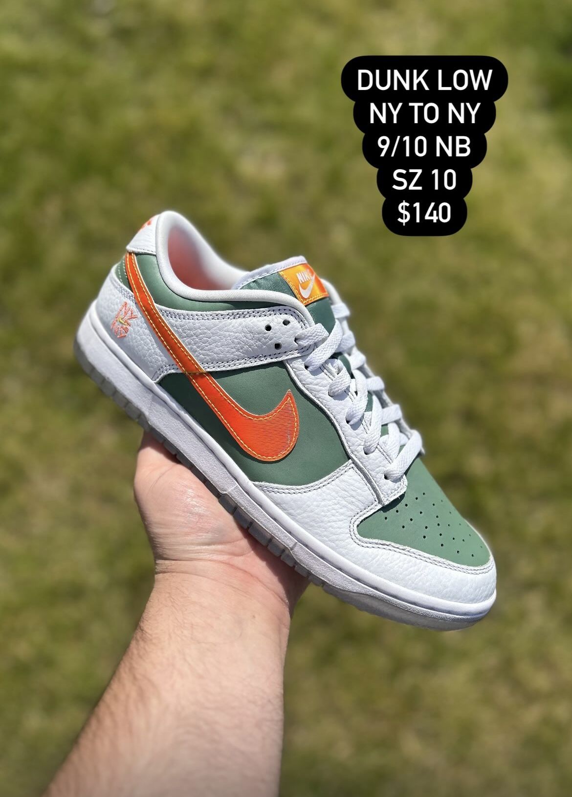 Dunk Low NY To NY 9/10 Size 10