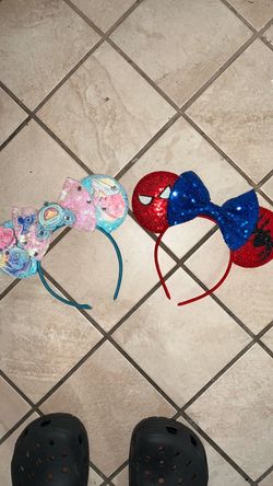 Cinderella and Spider-Man Disney ears