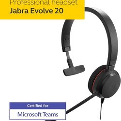 Jabra GN Evolve 20 MS Teams Wired USB Phone Headset Super Sound & Comfort HSC016