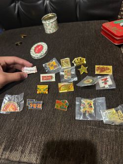 California’s state lottery pins and two 7/11 employee pins