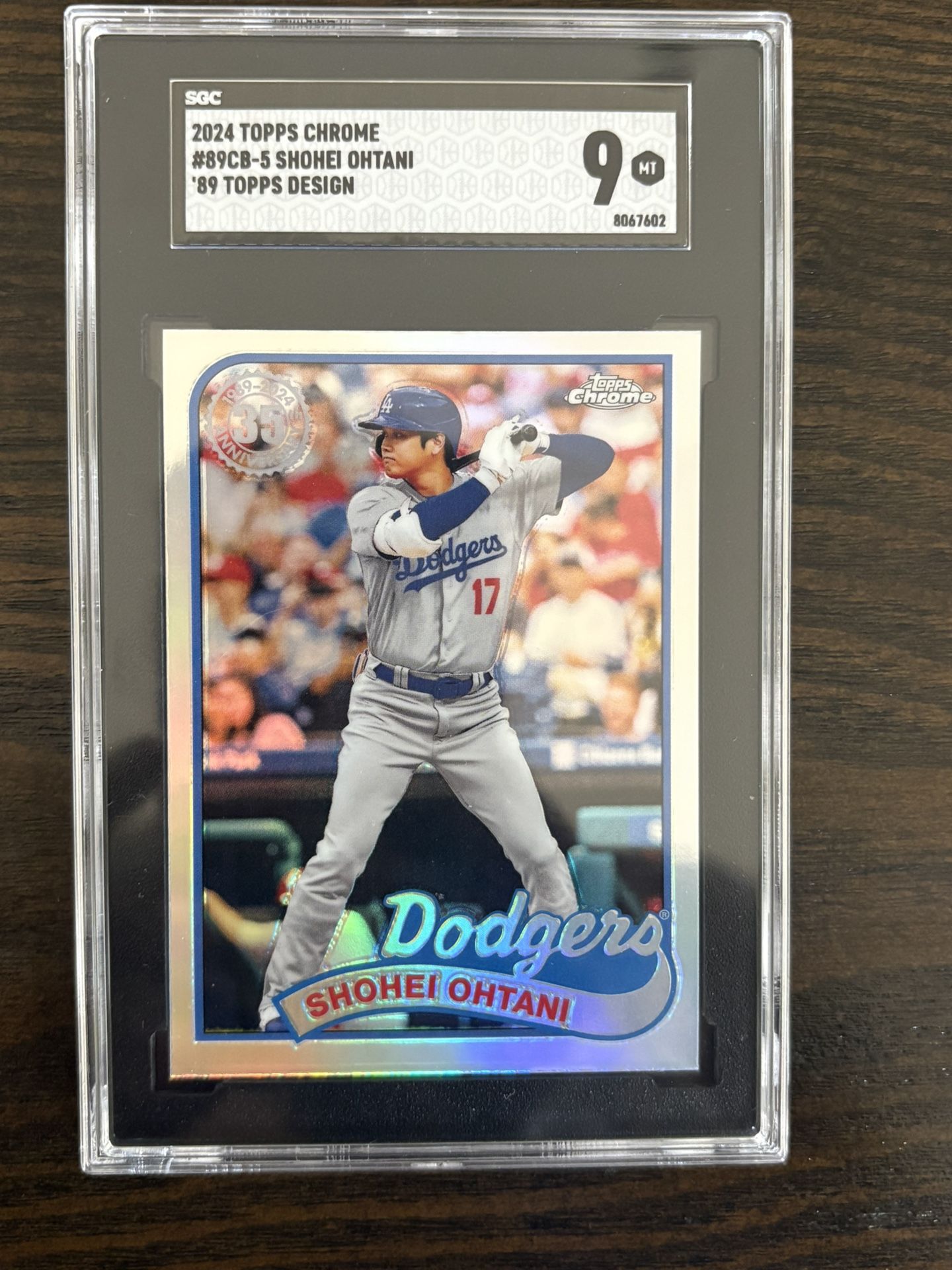 2024 Topps Chrome - 1989 Topps Baseball Shohei Ohtani #89CB-5 Graded 9 Gem Mint