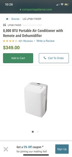 2 Portable AC units for sale