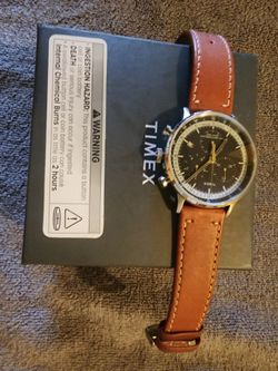 Timex Men's Waterbury Classic 40mm Chronograph Watch All the hands work timer feature