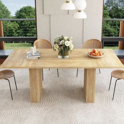 Mesa Madera Clara  Nueva Medidas En Las Fotos