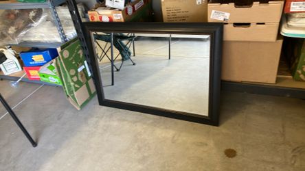Black Framed Mirror