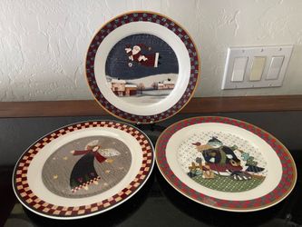 Xmas plates