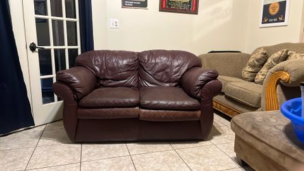 Leather Love Seat For Sale