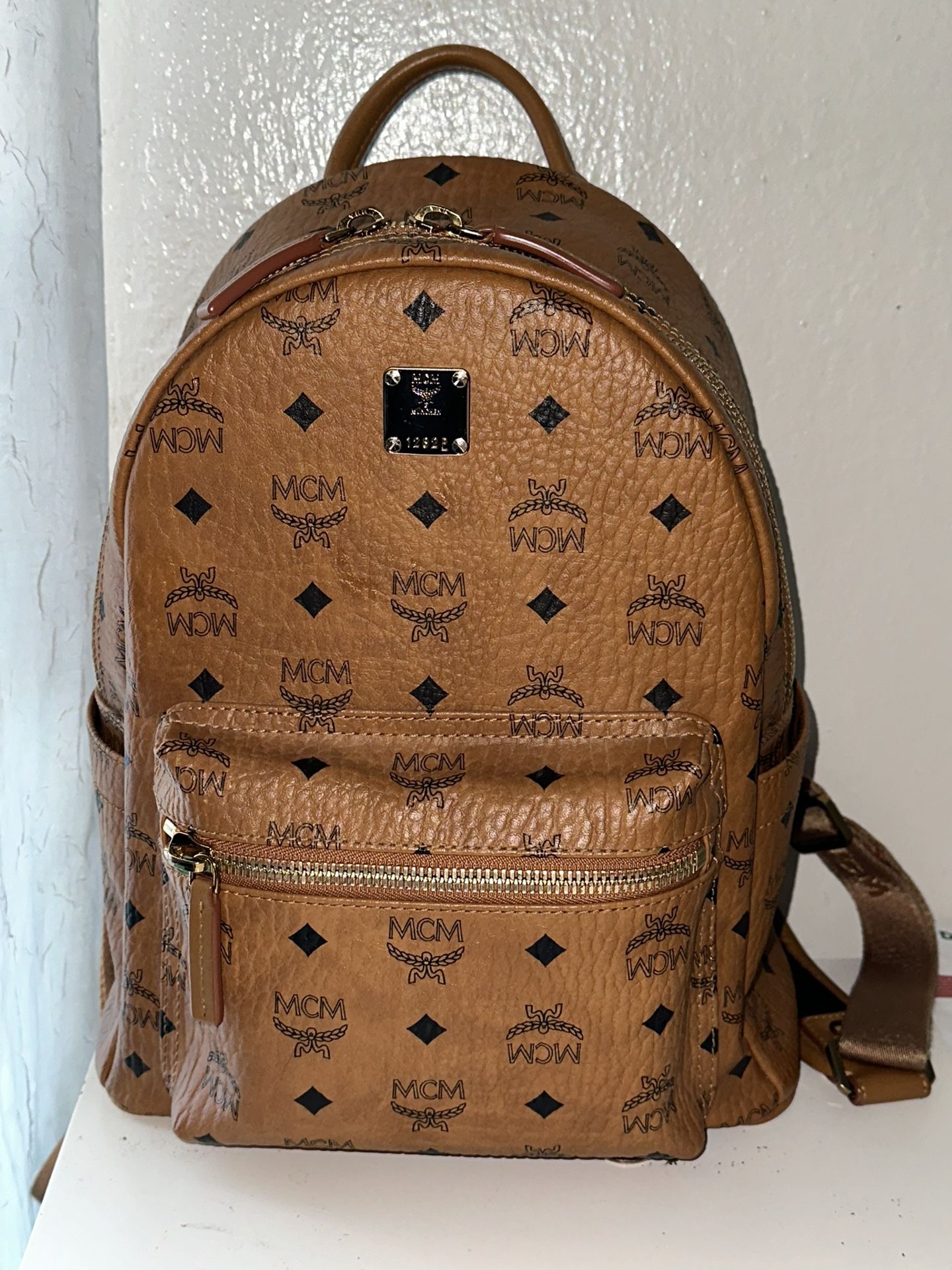 (or best offer) MCM Leather backpack