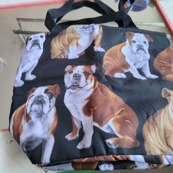 New Bulldog Tote Bag Purse Dog Mother's Day 