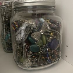 Mixed Jewelry Jar