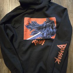 Official rare Atsuko Berserk double sided hoodie large guts anime manga figma figuarts femto griffith figure goku deluxe supreme vampire hunter d  