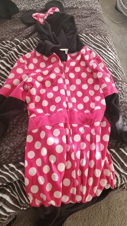 Pink mini mouse onesie