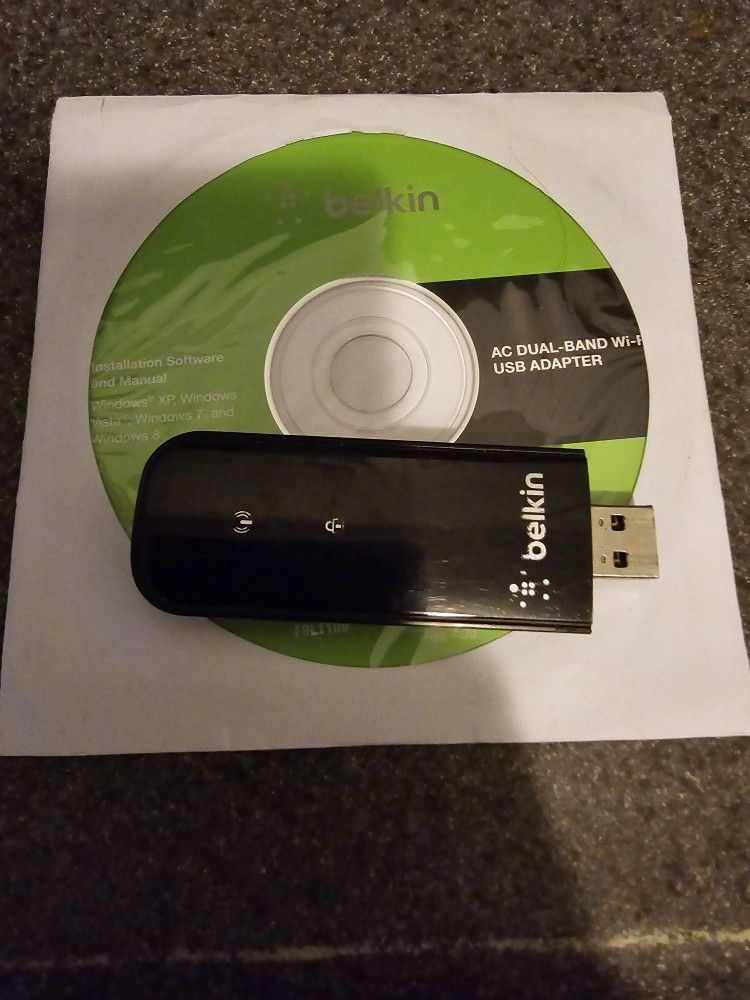 Belkin AC Duel Band Wifi USB Adapter 