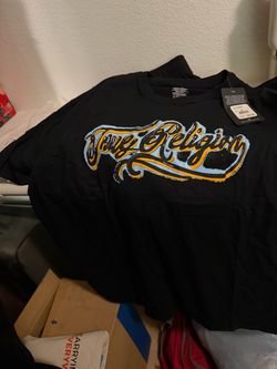 True Religion Black Graphic T-Shirt