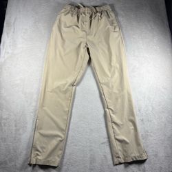 Vintage New Balance Men’s L Beige Wide Leg Windbreaker Track Pants #2A
