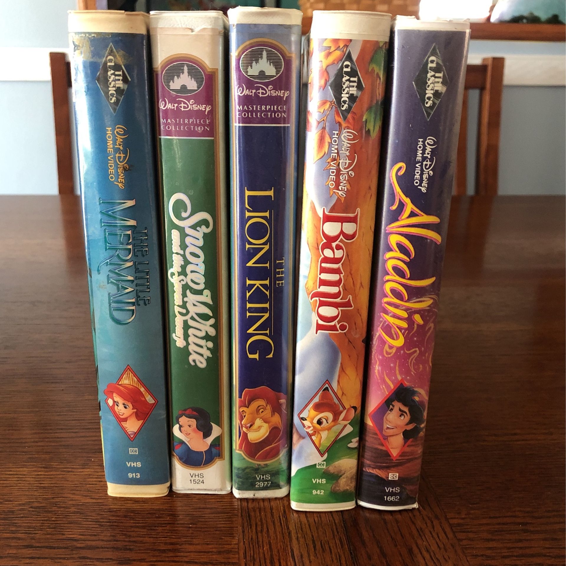 Walt Disney VHS Tapes