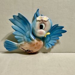 Vintage Lefton Bluebird Wall Packet/Plague  Excellent Collection  