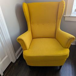 Ikea Strandmon Chair, Yellow