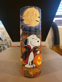 Snoopy Halloween 20 oz Insulated Tumbler 🎃 | Custom Designs Available