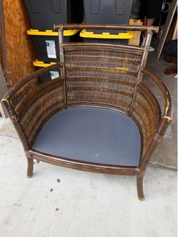 Vintage “Palecek” outdoors lounge chair